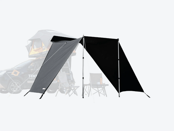 Tunnel TentBox Lite 2.0 porche couvert tente de toit camping vanlife