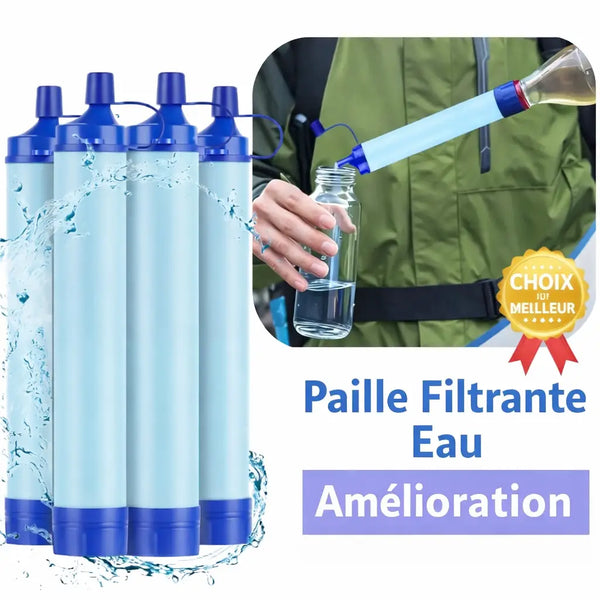 Filtre à Eau de Survie 4000L–Paille Filtrante Ultra-Compacte Outdoor & Survivalisme Woody’s Camp